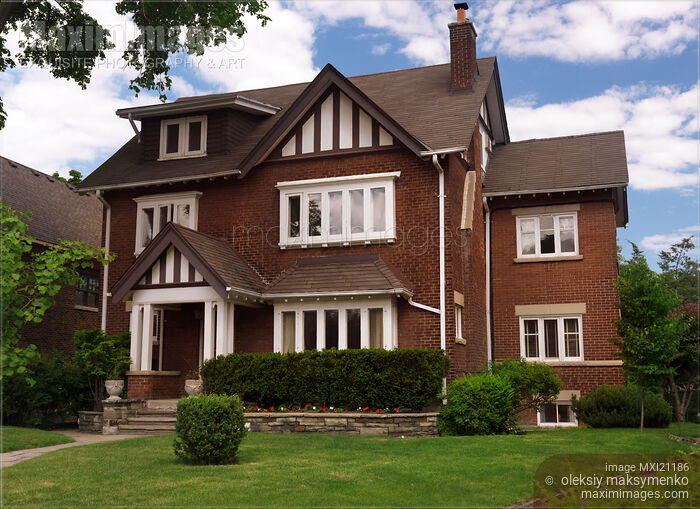 Stock photo of Large House in Toronto, Canada. Buy commercial use license at MaximImages