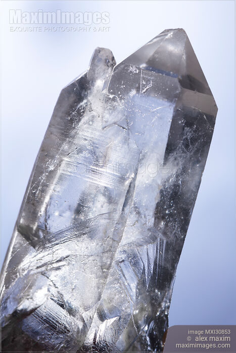Lemurian Quartz Crystal close-up Stock photo of Lemurian Quartz Crystal close-up Buy commercial use license at MaximImages