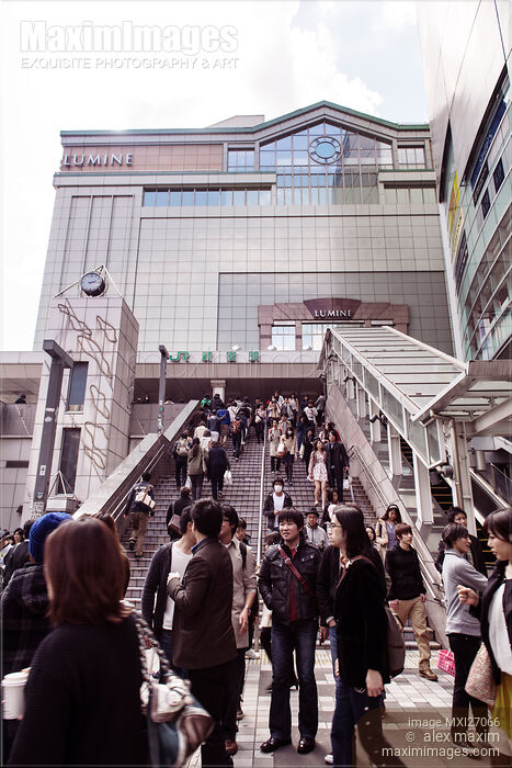 Lumine shopping centre in Tokyo Stock photo of Lumine shopping centre in Tokyo Buy commercial use license at MaximImages