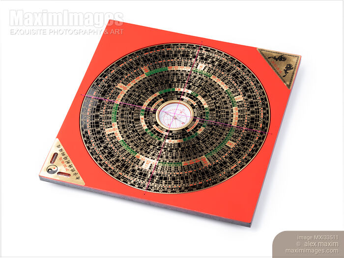 Luo Pan Chinese Feng Shui Magnetic Compass Stock photo of Luo Pan Chinese Feng Shui Magnetic Compass Buy commercial use license at MaximImages