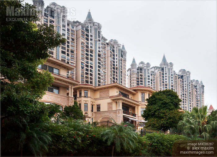 Stock photo of Luxury Condos and houses in Foshan China Buy commercial use license at MaximImages