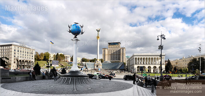 Stock photo of Maidan Nezalezhnosti Kiev Ukraine Buy commercial use license at MaximImages