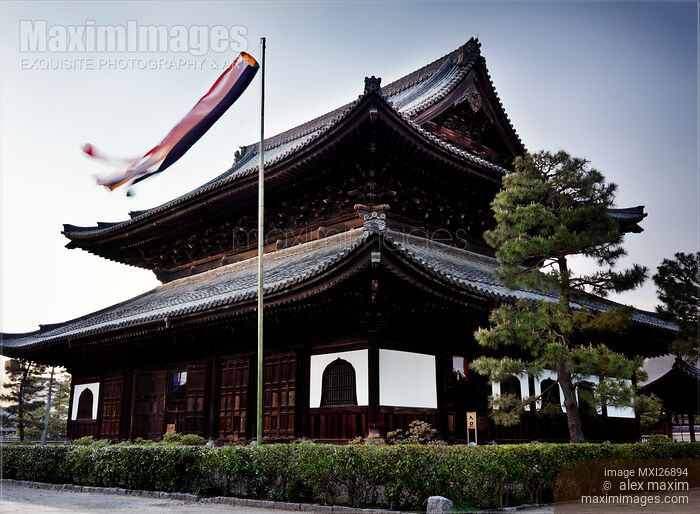 Main hall of Kennin-ji historic Zen Buddhist temple in Kyoto Japan Stock photo of Main hall of Kennin-ji historic Zen Buddhist temple in Kyoto Japan Buy commercial use license at MaximImages