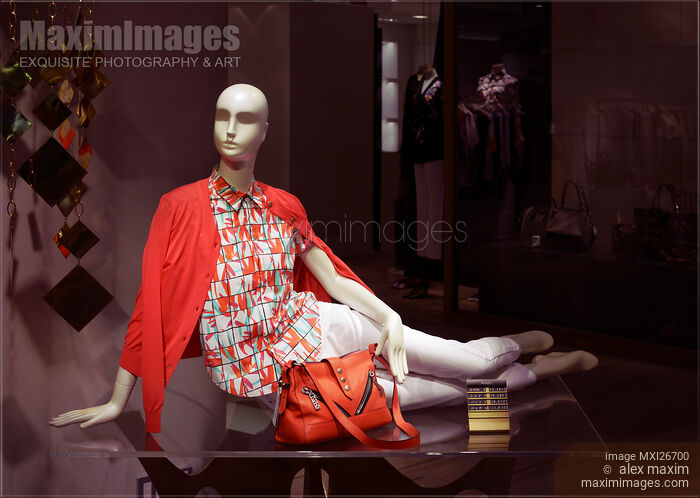 Stock photo of Mannequin in a store Buy commercial use license at MaximImages