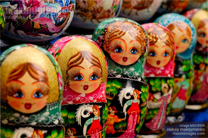 Matreshkas Stock photo of Matreshkas Buy commercial use license at MaximImages