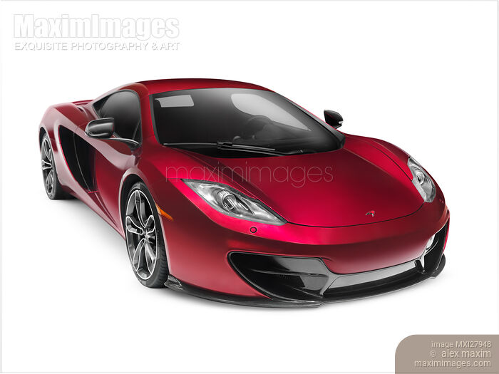 Stock photo of McLAREN 12C Coupe sports car Buy commercial use license at MaximImages