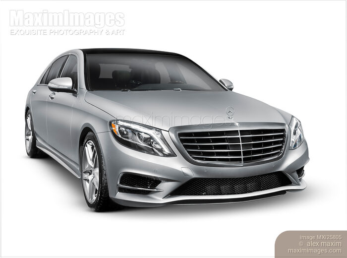 Mercedes-Benz S550 4MATIC luxury car Stock photo of Mercedes-Benz S550 4MATIC luxury car Buy commercial use license at MaximImages
