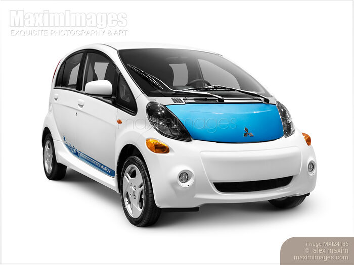 Mitsubishi i MiEV electric car Stock photo of Mitsubishi i MiEV electric car Buy commercial use license at MaximImages