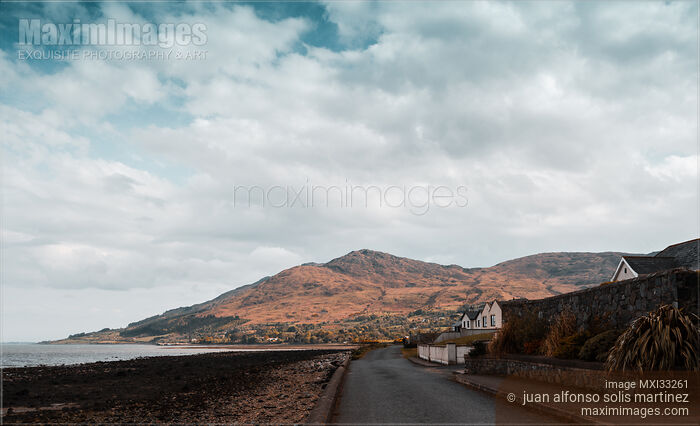 Moody countryside landscape scenery of Carlingford to Omeath Greenway in Louth Ireland Stock photo of Moody countryside landscape scenery of Carlingford to Omeath Greenway in Louth Ireland Buy commercial use license at MaximImages