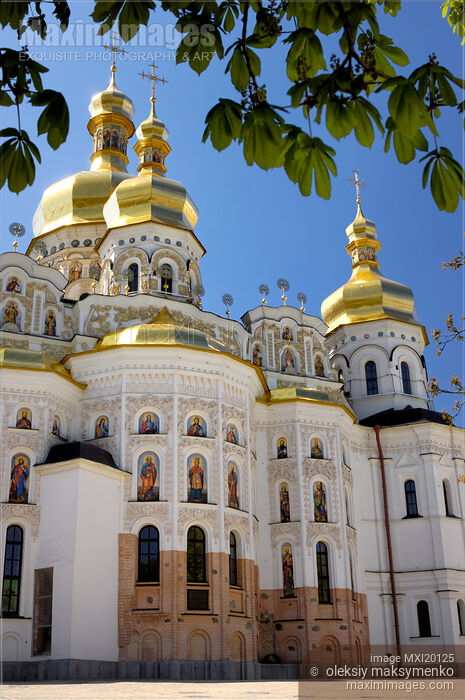 Mother of God Assumption Church of Kiev Pechersk Lavra in Ukraine Stock photo of Mother of God Assumption Church of Kiev Pechersk Lavra in Ukraine Buy commercial use license at MaximImages