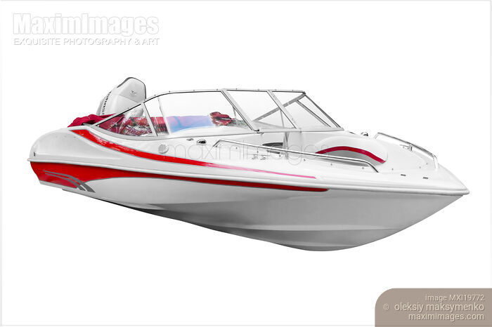 Stock photo of Motorboat Buy commercial use license at MaximImages