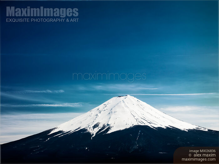 Mount Fuji Yamanashi Japan Stock photo of Mount Fuji Yamanashi Japan Buy commercial use license at MaximImages
