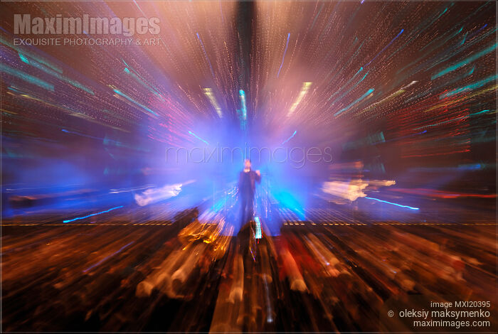 Stock photo of Music Band Performing on a Stage Buy commercial use license at MaximImages