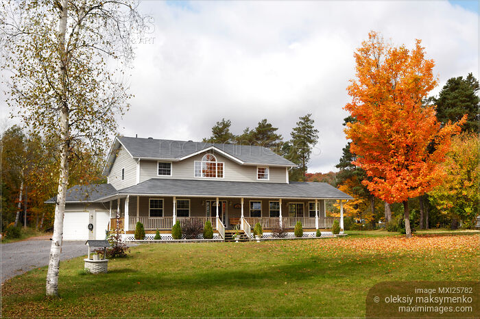 Stock photo of Muskoka Cottage Country Buy commercial use license at MaximImages