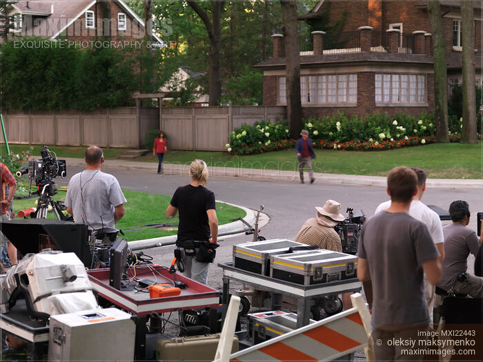 Stock photo of New Nikita TV Series Filming Buy commercial use license at MaximImages