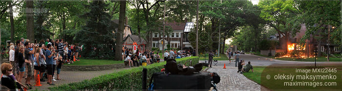 Stock photo of New Nikita TV Series Filming Buy commercial use license at MaximImages