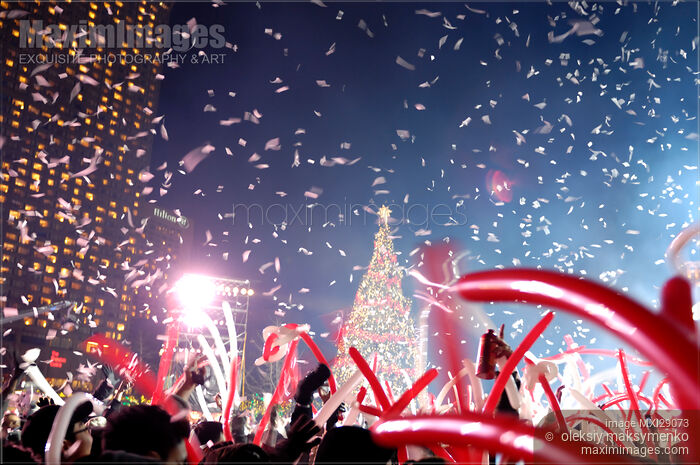 New Year Celebration in Toronto Stock photo of New Year Celebration in Toronto Buy commercial use license at MaximImages