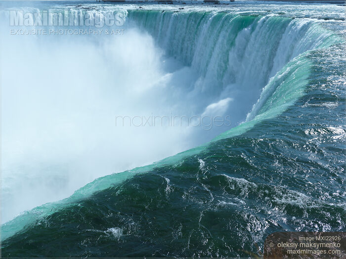 Stock photo of Niagara Falls Horseshoe Buy commercial use license at MaximImages