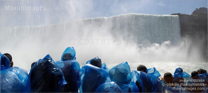 Niagara Falls Maid of the Mist Boat Ride Stock photo of Niagara Falls Maid of the Mist Boat Ride Buy commercial use license at MaximImages