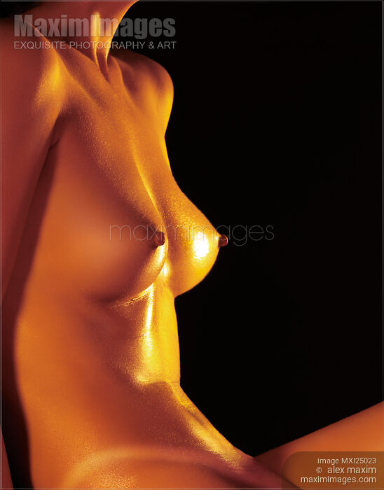 Stock photo of Nude Suntanned Woman Body Buy commercial use license at MaximImages