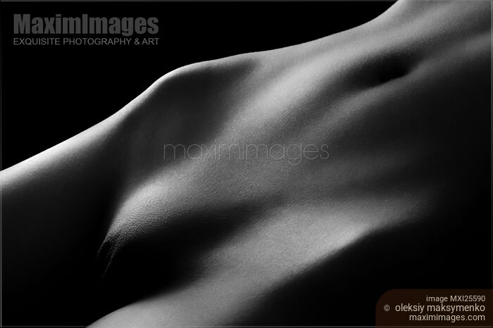Stock photo of Nude woman body closeup Buy commercial use license at MaximImages