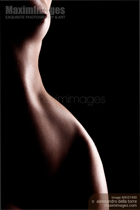 Nude woman body closeup of curvy hips waist and breast Stock photo of Nude woman body closeup of curvy hips waist and breast Buy commercial use license at MaximImages