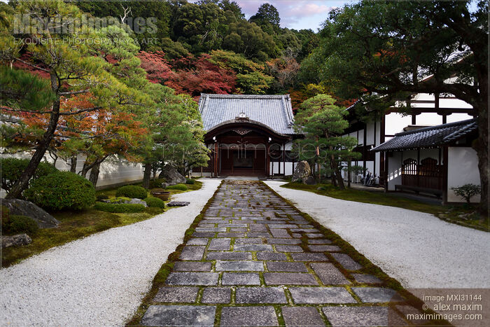 O-genkan great entrance garden of Kuri hall Hojo Nanzen-ji Temple Stock photo of O-genkan great entrance garden of Kuri hall Hojo Nanzen-ji Temple Buy commercial use license at MaximImages
