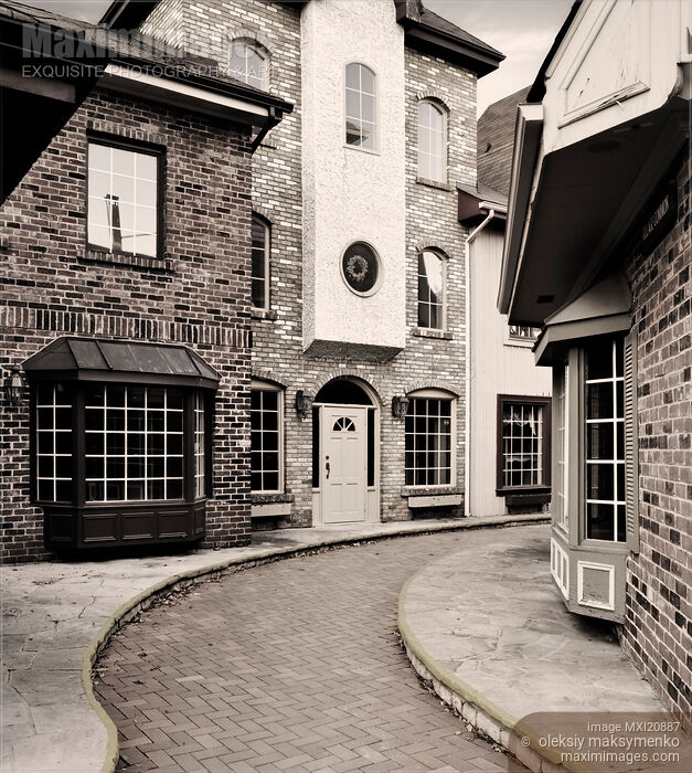 Stock photo of Old City Street Buy commercial use license at MaximImages