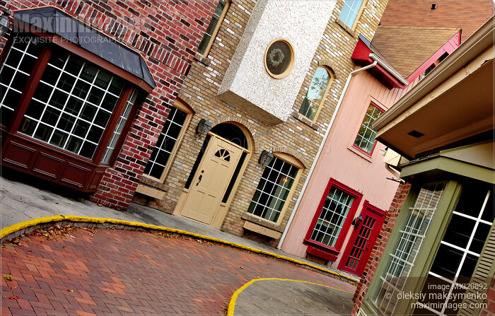 Stock photo of Old City Street Buy commercial use license at MaximImages