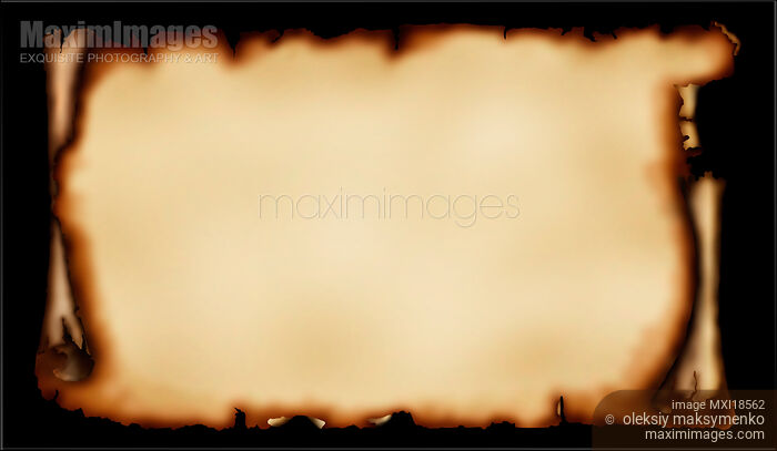 Stock image of Old Piece of Parchment Buy commercial use license at MaximImages