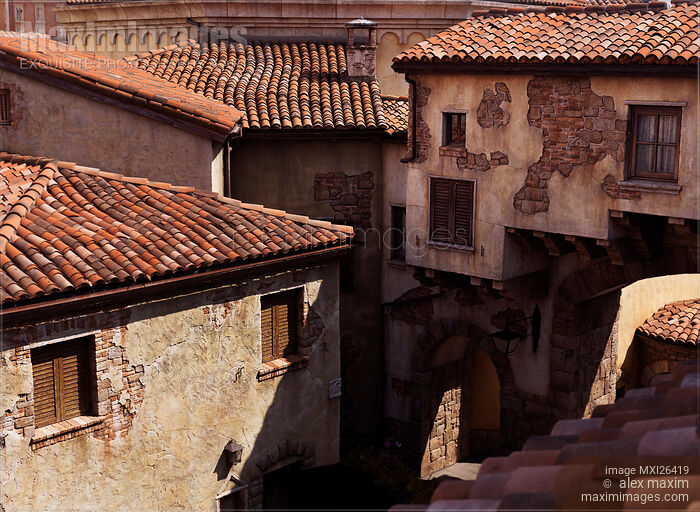 Stock photo of Old Venetian houses antique architecture Buy commercial use license at MaximImages