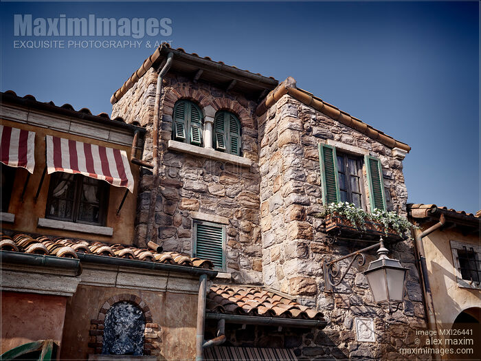 Old Venetian style house with stone walls Stock photo of Old Venetian style house with stone walls Buy commercial use license at MaximImages