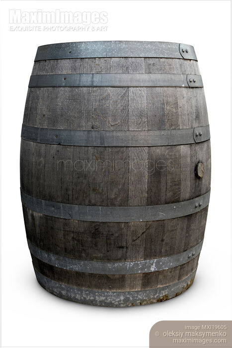 Old Wooden Barrel Stock photo of Old Wooden Barrel Buy commercial use license at MaximImages