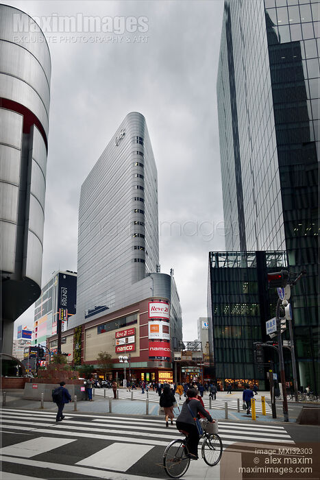 OS building downtown Osaka Japan Stock photo of OS building downtown Osaka Japan Buy commercial use license at MaximImages