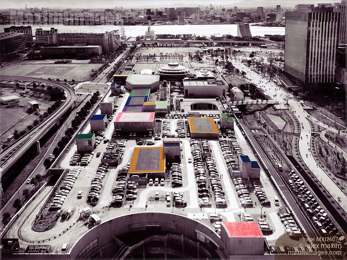 Stock photo of Palette town Odaiba Tokyo Buy commercial use license at MaximImages
