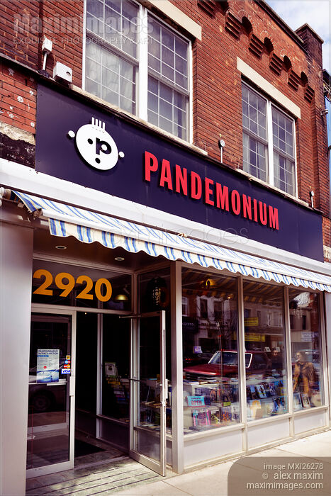 Pandemonium record store at the Junction Toronto Stock photo of Pandemonium record store at the Junction Toronto Buy commercial use license at MaximImages