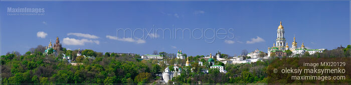 Stock photo of Panorama of Kiev Pechersk Lavra Cave monastery in Kyiv Ukraine Buy commercial use license at MaximImages