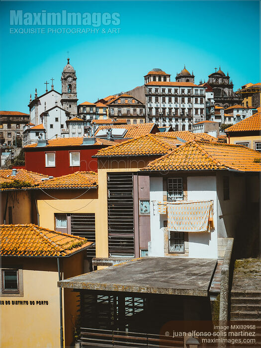 Porto Portugal old town scenery historic architecture Stock photo of Porto Portugal old town scenery historic architecture Buy commercial use license at MaximImages