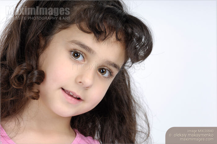 Stock photo of Portrait of a Beautiful Young Girl Buy commercial use license at MaximImages