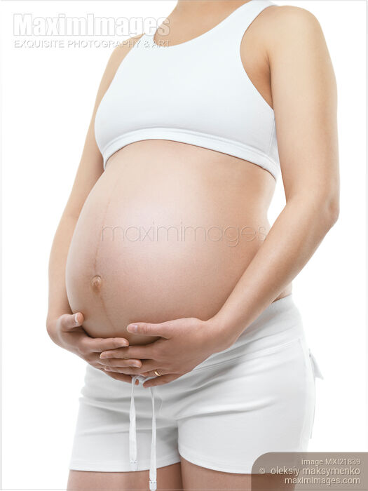 Stock photo of Pregnant Young Woman Buy commercial use license at MaximImages