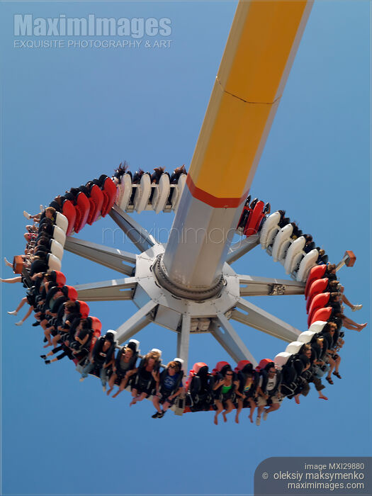 Stock photo of Psyclone Amusement Ride Buy commercial use license at MaximImages