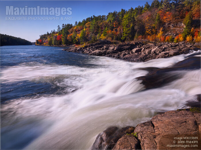 Recollet Falls of French River Ontario Stock photo of Recollet Falls of French River Ontario Buy commercial use license at MaximImages