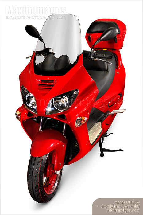 Stock photo of Red motor scooter Viper Tornado 250 Buy commercial use license at MaximImages