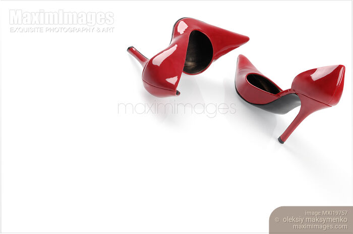 Stock photo of Red Shoes Buy commercial use license at MaximImages