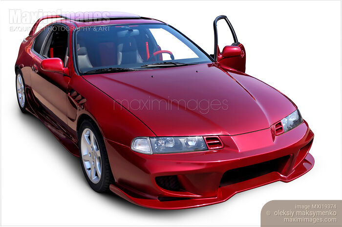 Stock photo of Red sports car Buy commercial use license at MaximImages