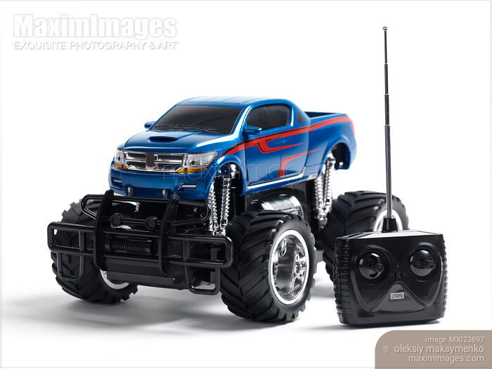 Stock photo of Remote-Control Toy Truck Buy commercial use license at MaximImages