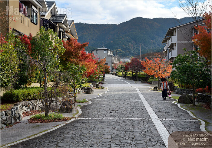 Residential houses in suburban neighbourhood at Daigonishiojicho Kyoto Stock photo of Residential houses in suburban neighbourhood at Daigonishiojicho Kyoto Buy commercial use license at MaximImages