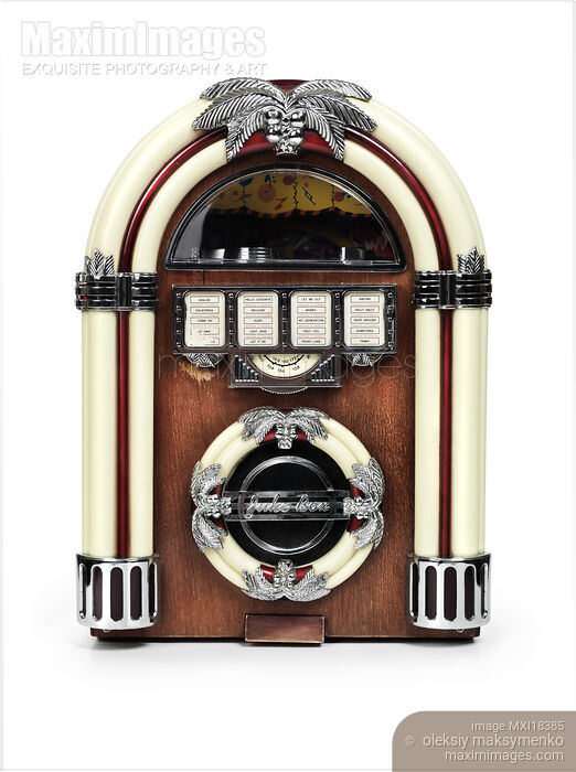 Stock photo of Retro Juke Box Radio Buy commercial use license at MaximImages