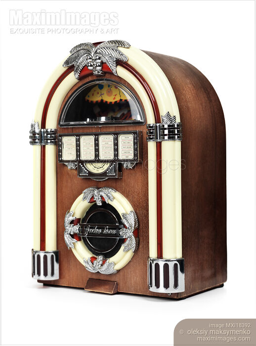 Stock photo of Retro Juke Box Radio Buy commercial use license at MaximImages
