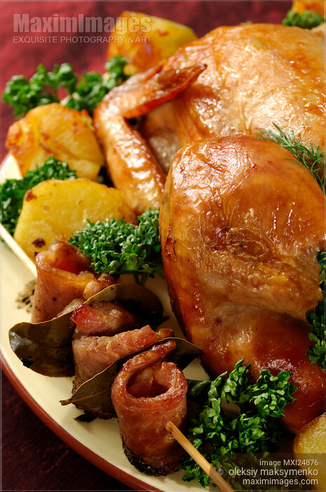 Roast Chicken Stock photo of Roast Chicken Buy commercial use license at MaximImages